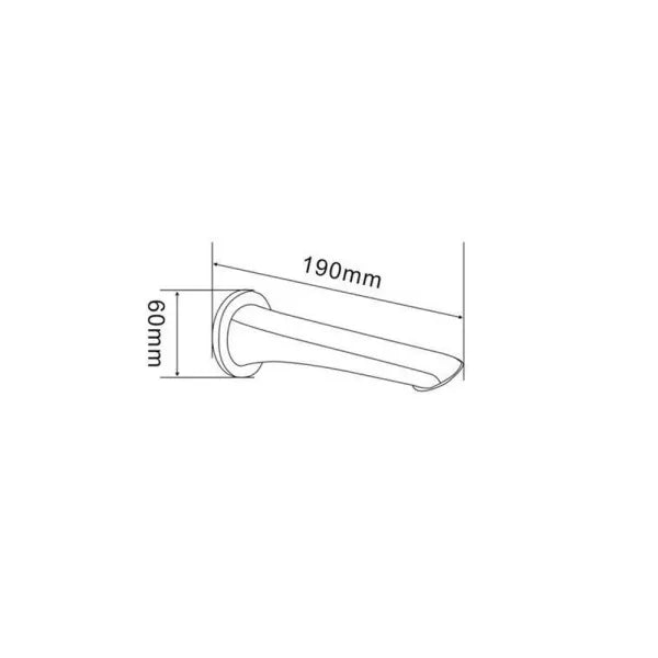 Bellino Wall Bath / Spout