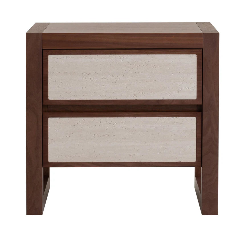 Walnut Bedside Table - Walnut