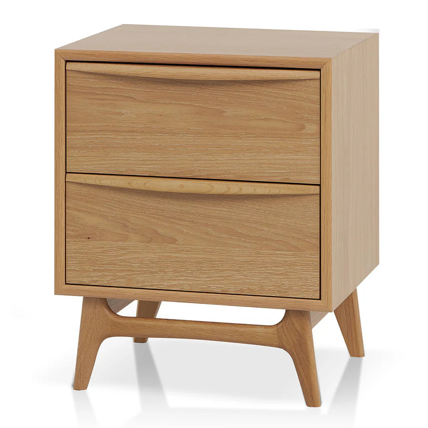 Samuel Drawer Bedside Table - Natural Oak