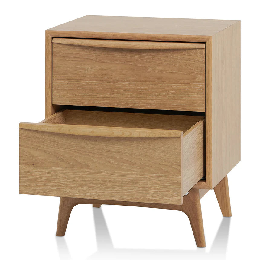 Samuel Drawer Bedside Table - Natural Oak