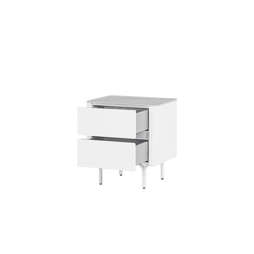 Shae Bedside Table - White