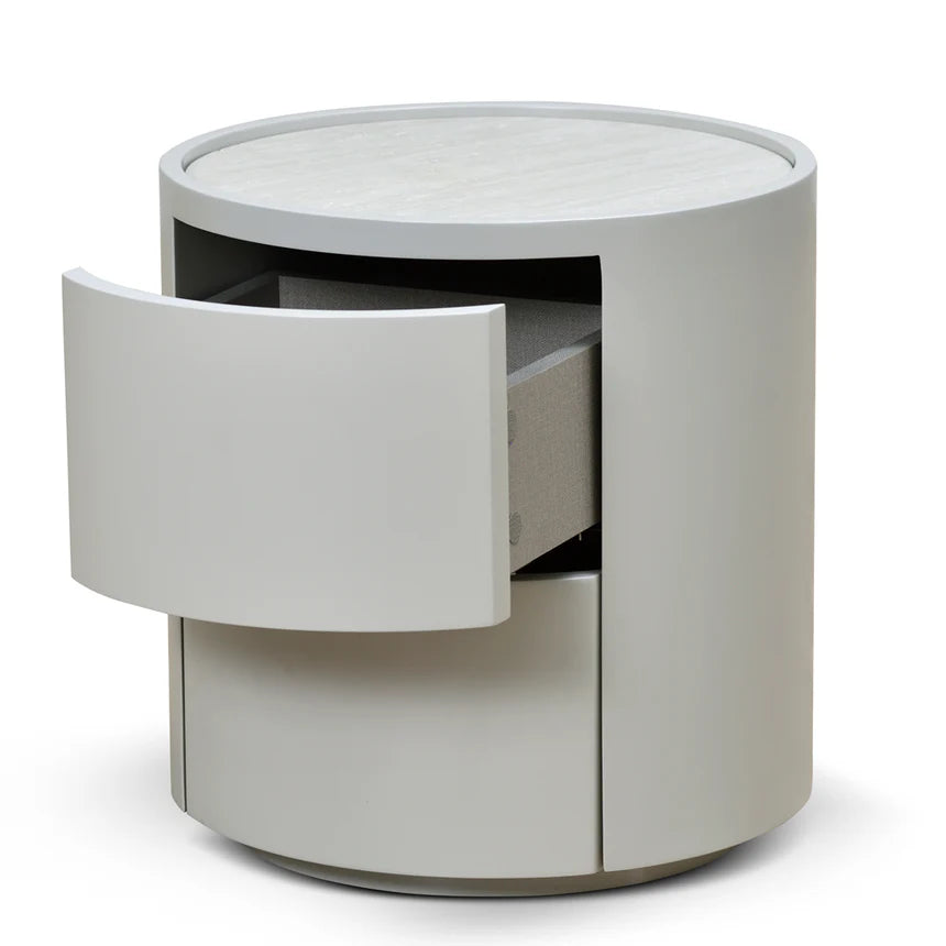 Light Grey Bedside Table