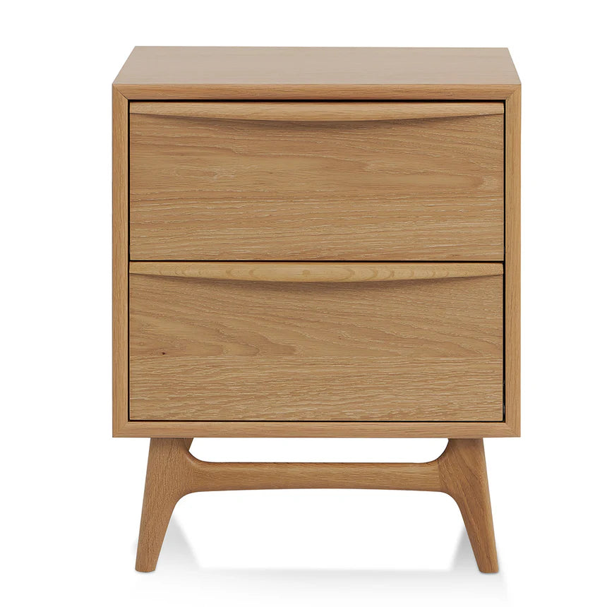 Samuel Drawer Bedside Table - Natural Oak