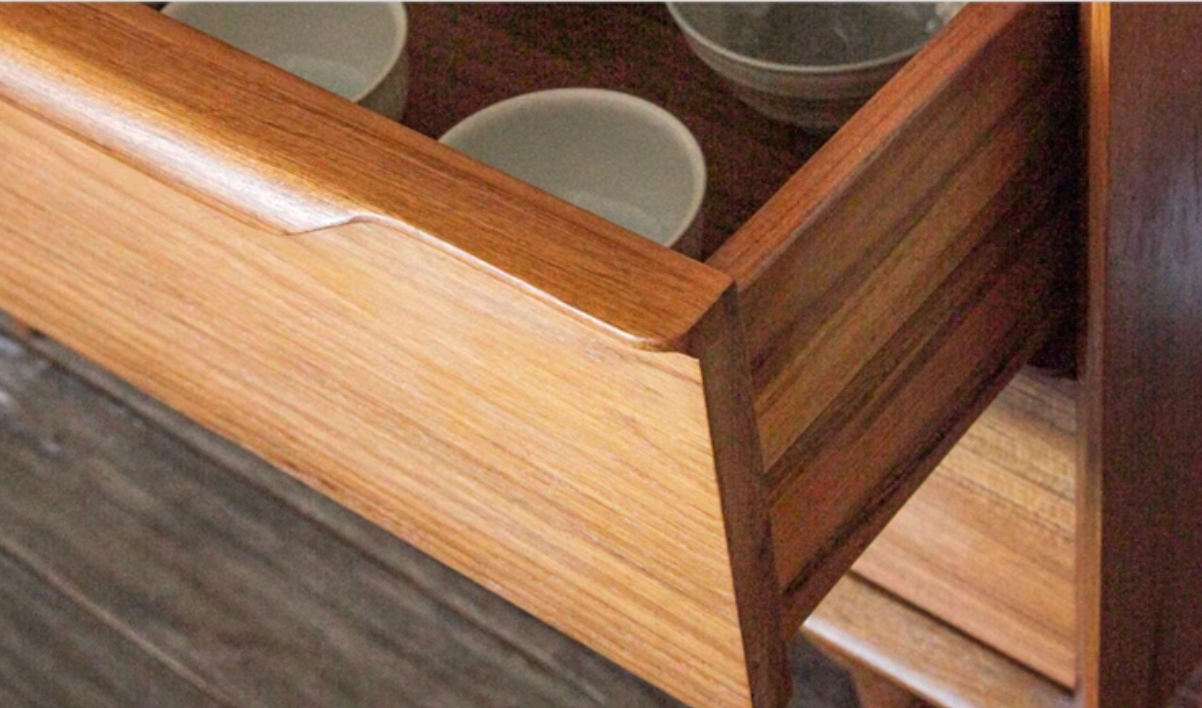 Eliza Vintage Teak Bedroom Storage Side Cabinet
