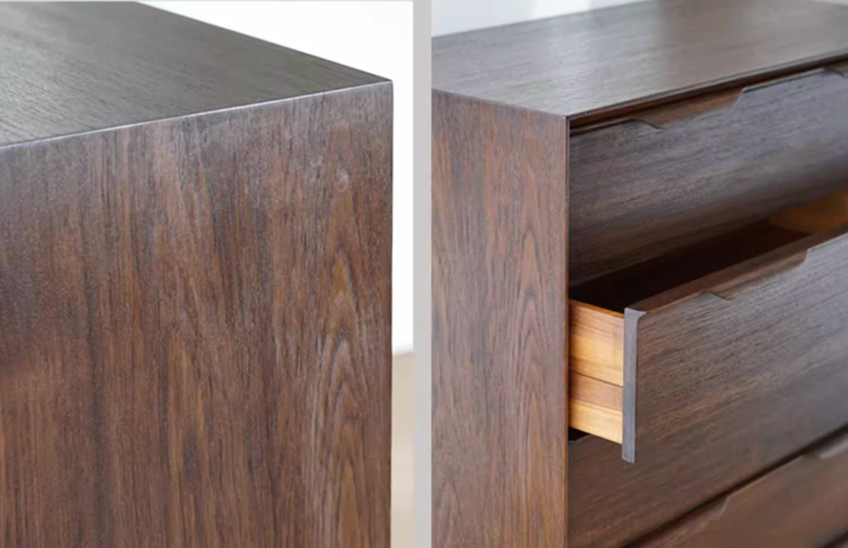 Eliza Vintage Teak Bedroom Storage Side Cabinet