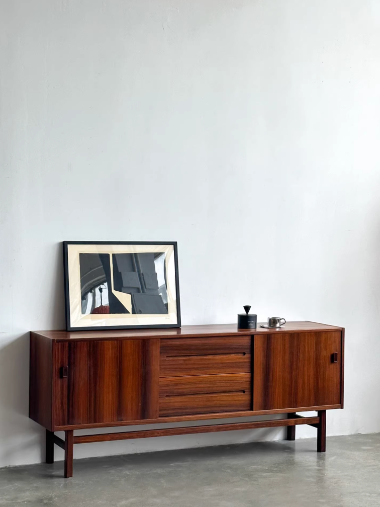Nordic Classic Swedish Vintage Rosewood Sideboard Model Arild by Nils Jonsson