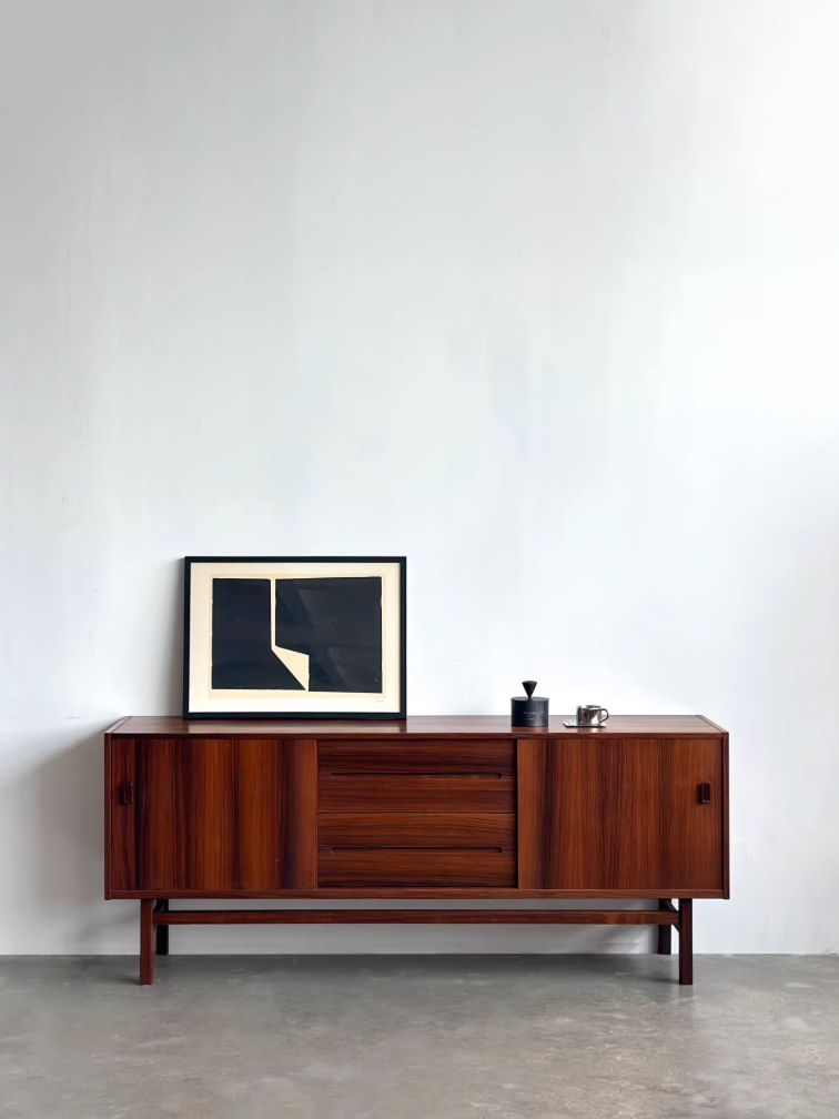 Nordic Classic Swedish Vintage Rosewood Sideboard Model Arild by Nils Jonsson