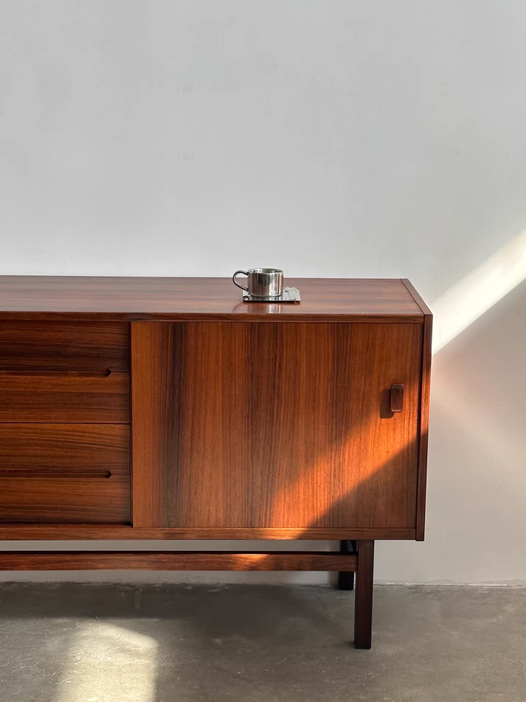 Nordic Classic Swedish Vintage Rosewood Sideboard Model Arild by Nils Jonsson