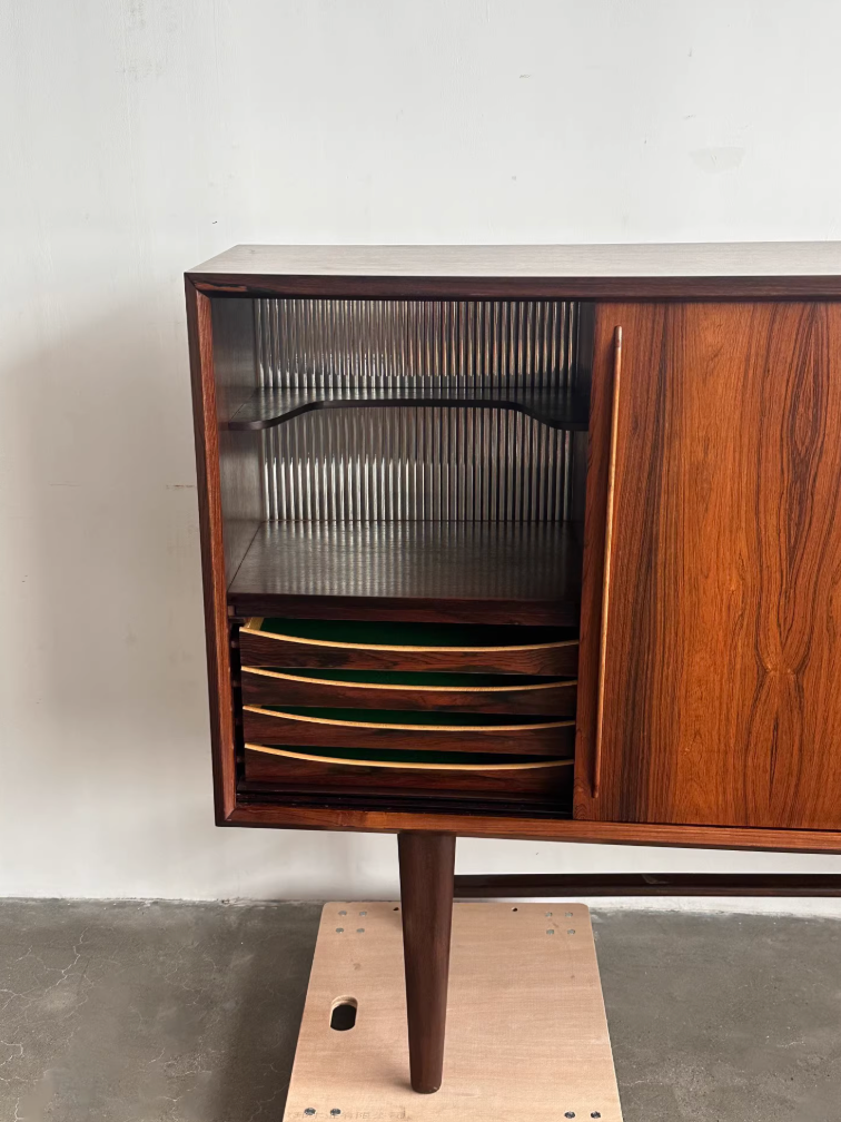 Nordic Used Danish Rosewood Sideboard by Svend Aage Madsen