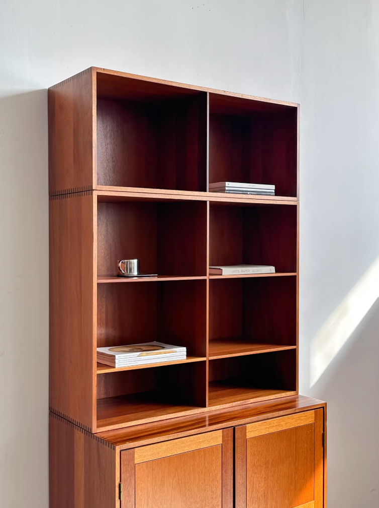 Nordic Used Danish Bookcase Storage Cabinet by Christian HvdT
