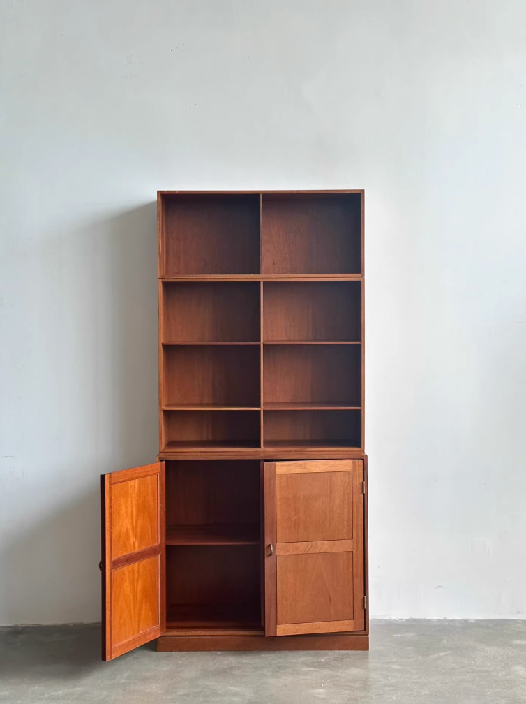 Nordic Used Danish Bookcase Storage Cabinet by Christian HvdT