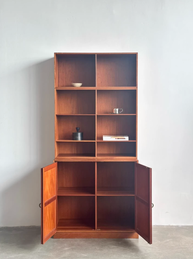 Nordic Used Danish Bookcase Storage Cabinet by Christian HvdT