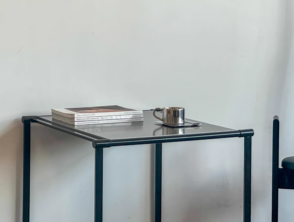 FM62 Side Table: Metal Side Table by Radboud van Beekum