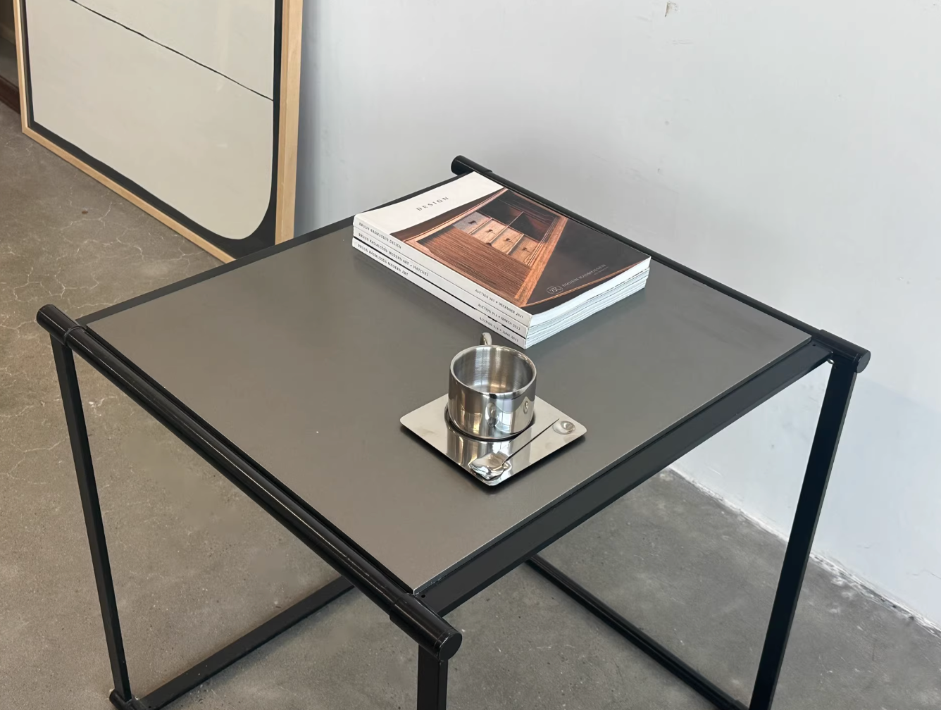 FM62 Side Table: Metal Side Table by Radboud van Beekum