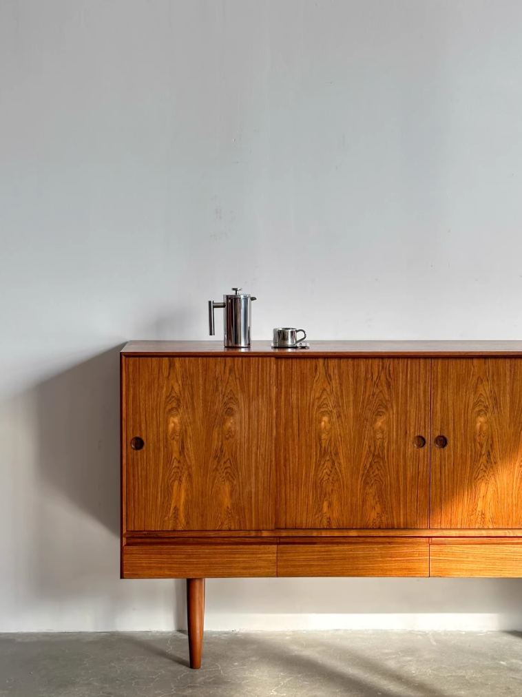Danish Rosewood Sideboard: by Henning Kjaernulf