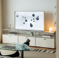 Steel Frame Sideboard Cabinet with Drawers - White