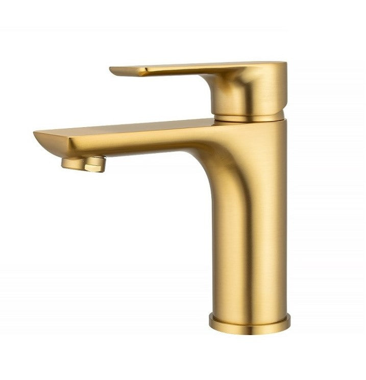 VOG Series Brushed Brass Basin Mixer