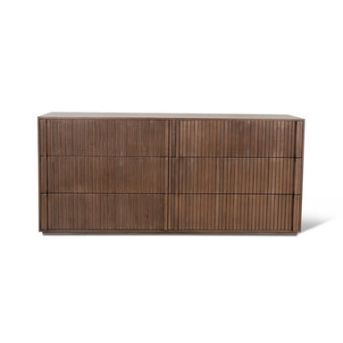 Sophie 6 Drawer Wooden Chest - Walnut