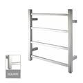 Square Electric Heated Towel Rack 4 Bars