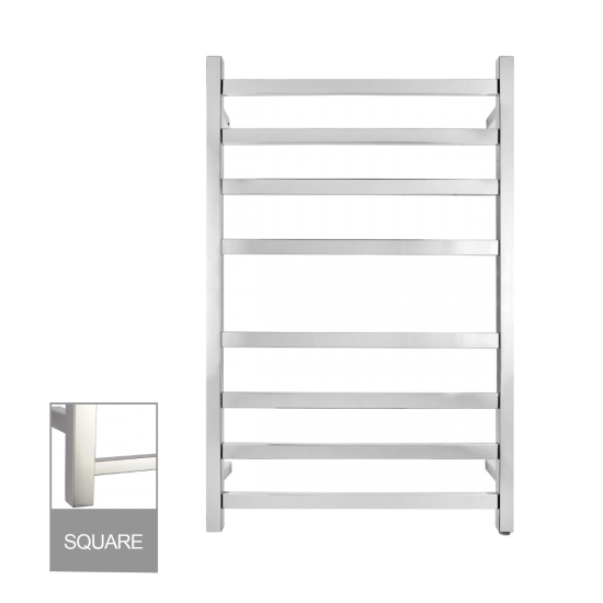 Square Electric Heated Towel Rack 8 Bars