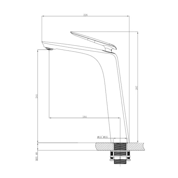 Bellino Tall Basin Mixer