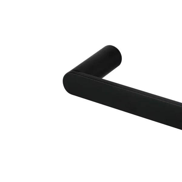 Esperia Matte Black Single Towel Rail 600mm