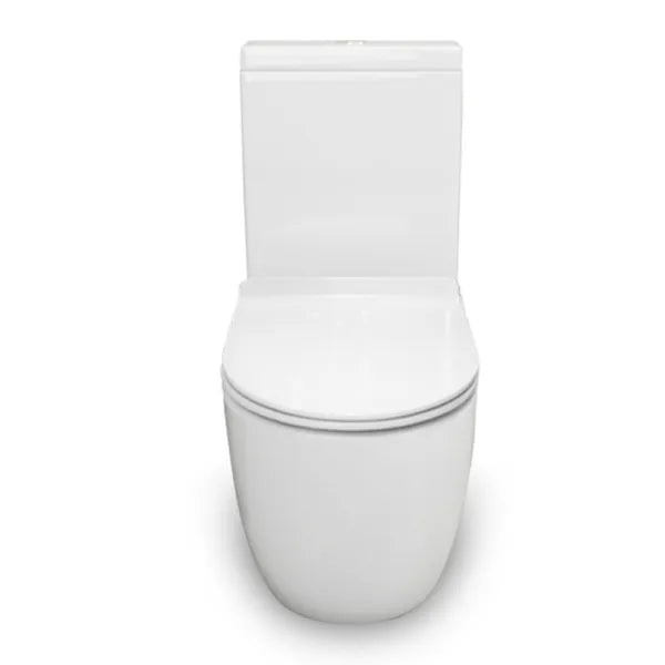 690*370*830mm Bathroom Rimless Back To Wall White Ceramic Toilet Suite