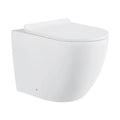 560*360*405mm Bathroom Rimless Back To Wall White Ceramic Toilet Suite
