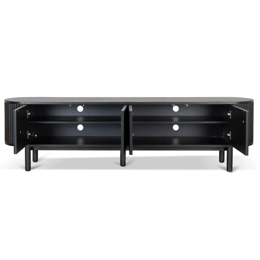 Melita 2m TV Entertainment Unit - Full Black