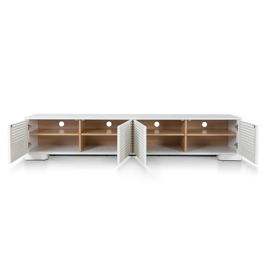 Riley 2.3m TV Entertainment Unit - White