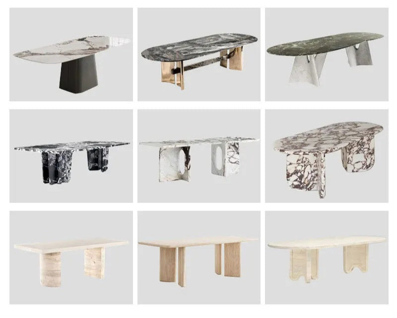 Elegant Travertine Italian Handcrafted Coffee Table