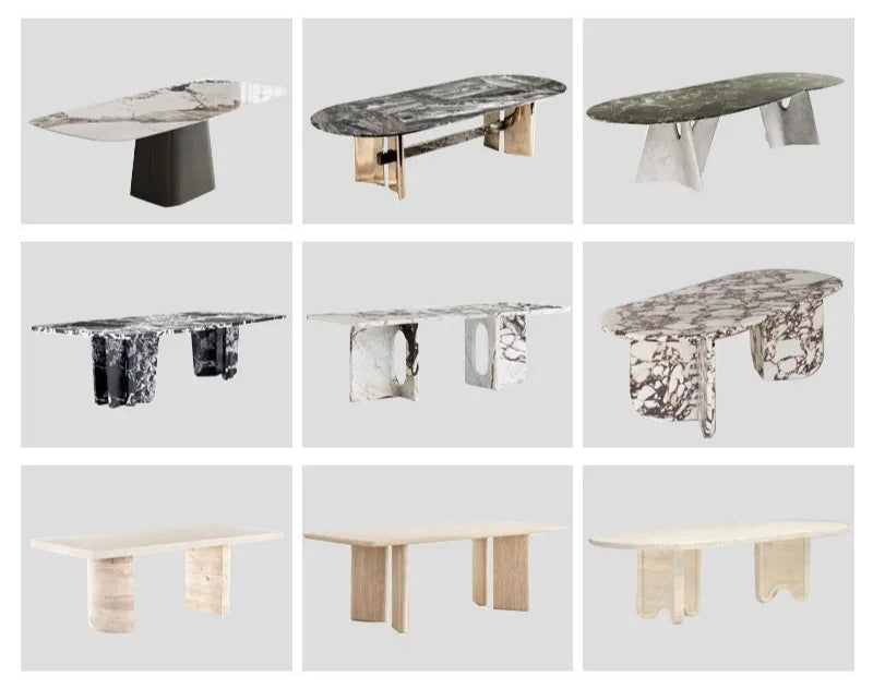 Elegant Travertine Italian Handcrafted Coffee Table