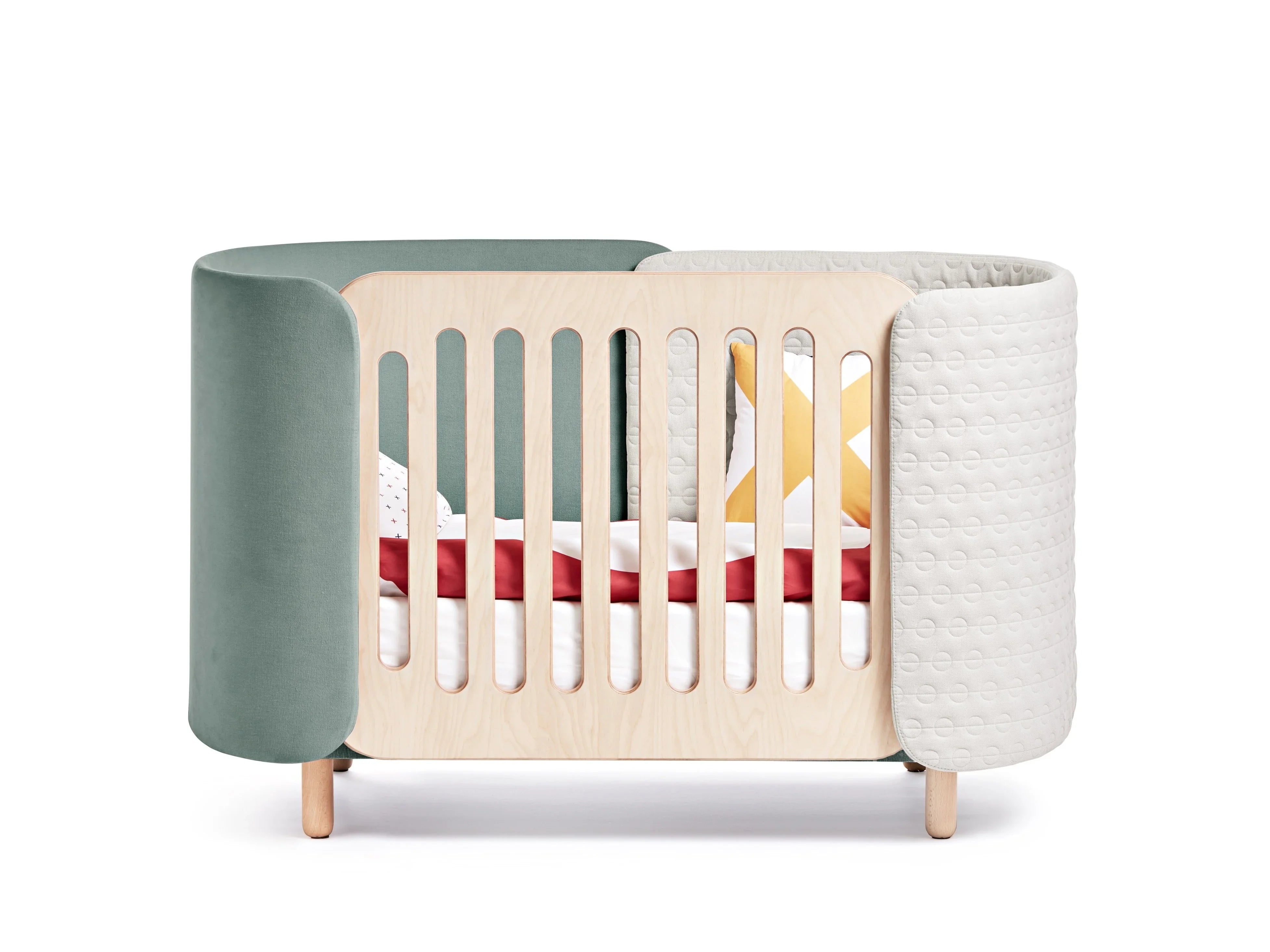Premium E1 Grade Modern European Baby Cot Bed for Nursery & Kids Room