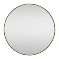 Vera Round Mirror - Antique Silver