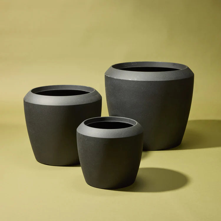 Vienna Planter Set of 3 | Black