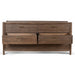 Walnut 6 Drawer Wooden Chest 