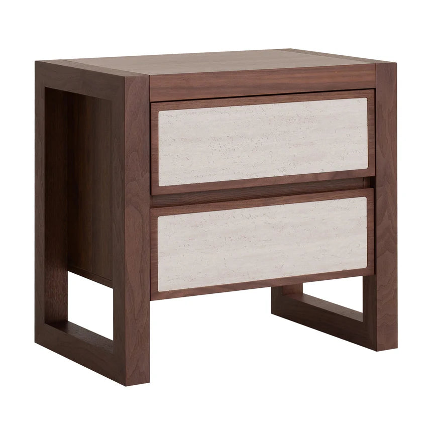 Walnut Bedside Table - Walnut