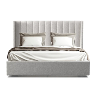 Wide Base Queen Bed Frame - Clay Grey