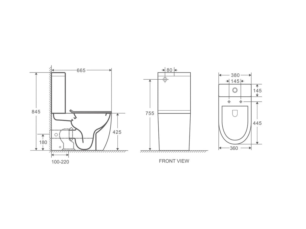 Norton Back To Wall Toilet Suite