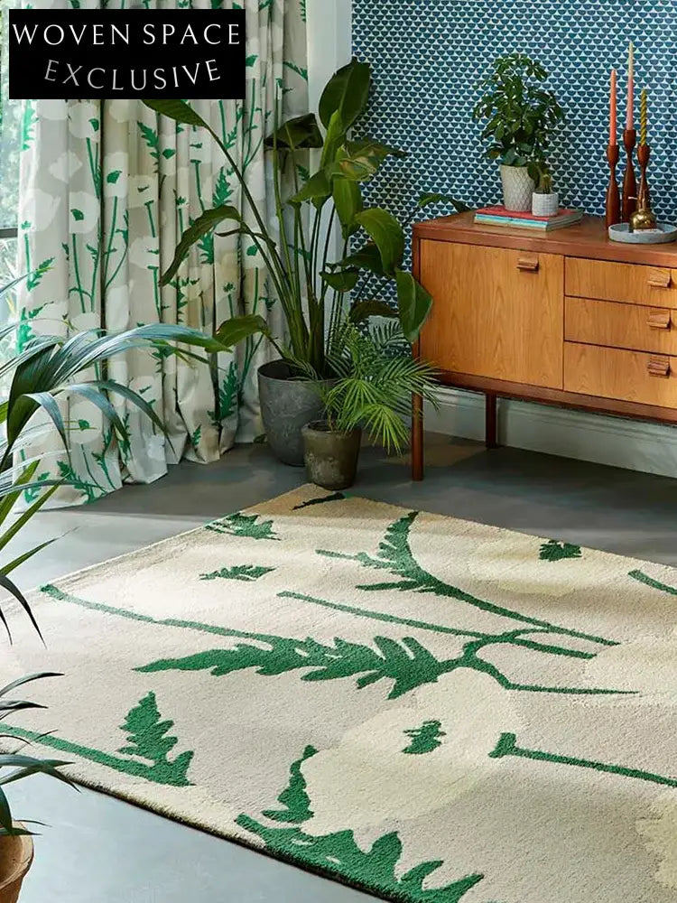 Abstract Geometric Polyester Area Rug for Modern Living Bedroom Decor