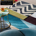 Abstract Geometric Polyester Hand-Tufted Design, Modern Colorful Living Room Area Rug