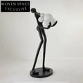 Abstract Human Body Sculpture Floor Lamp, Creative Modern Art Decoration Standing Lamp