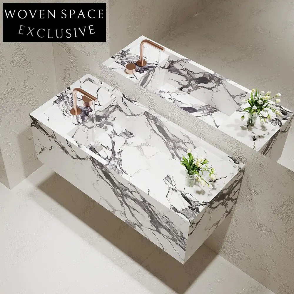 Ace Antique Oak Elm Wall-Mounted Sink