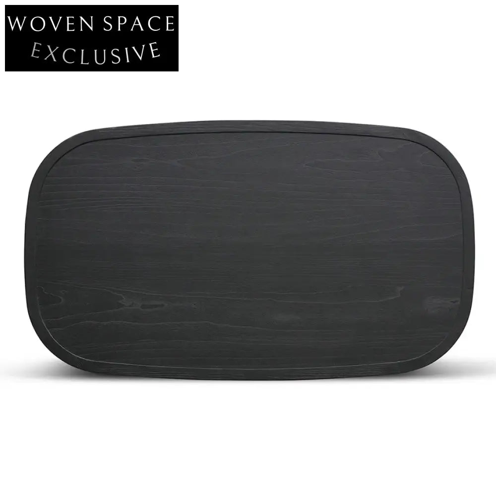 Adam 1.4m Coffee Table - Full Black Coffee Table