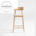 Adjustable Eco-Friendly Durable Modern Wooden Counter Bar Stool for Kitchen