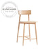 Adjustable Eco-Friendly Durable Modern Wooden Counter Bar Stool for Kitchen