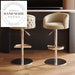 Adjustable Leather Swivel Metal Modern Design Counter Height Bar Stool