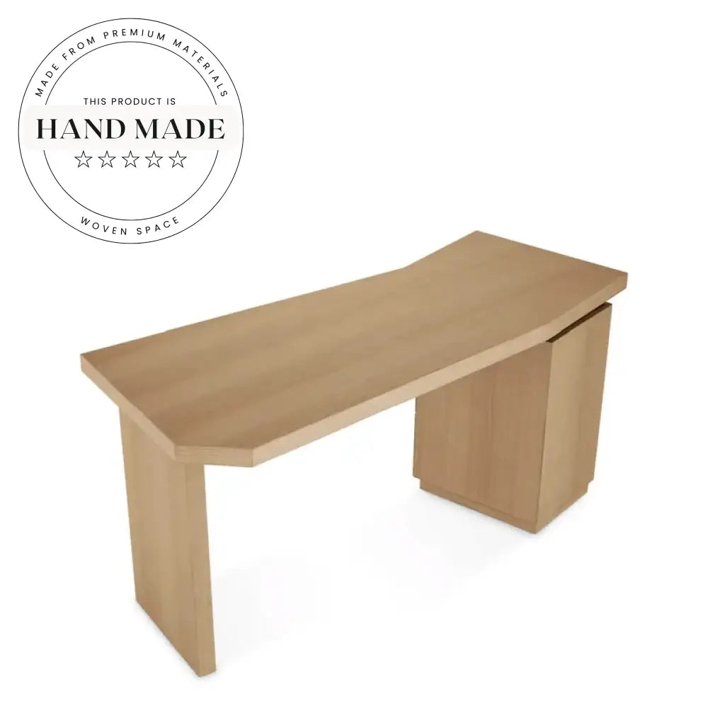 Adjustable Nordic Solid Wood Computer Desk with Storage Drawers