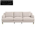 Aerin 3 Seater Sofa - Natural Linen Stool