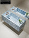 Agastya Ice Silk Blue Jade Wall-Mounted Sink